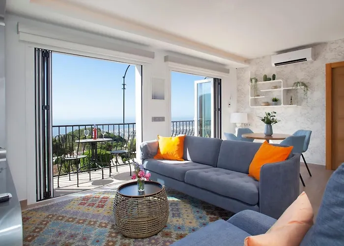 Luxury Sea View & Pool 公寓 米哈斯